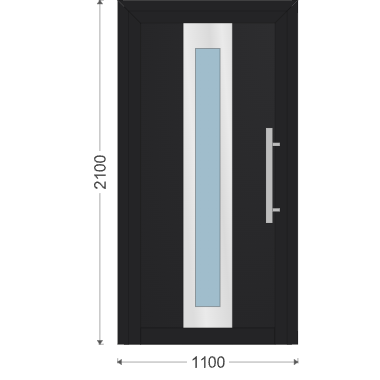 IGLO 5 Haustür 1100x2100 mm