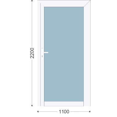IGLO 5 Haustür 1100x2200 mm