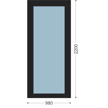 IGLO 5 Haustür 980x2200 mm