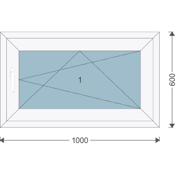 Iglo 5 Classic 1000x600 mm