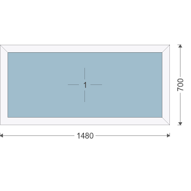 Iglo 5 Classic 1480x700 mm