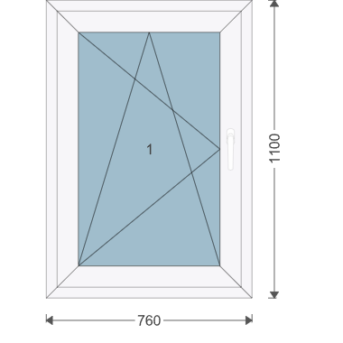 Iglo 5 Classic 760x1100 mm
