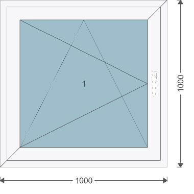 Iglo 5 1000x1000 mm