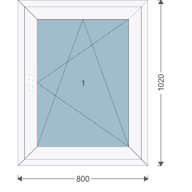 Iglo 5 800x1020 mm