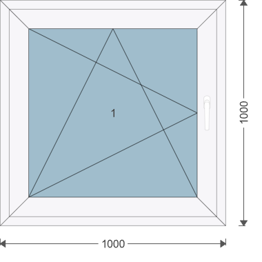 Iglo Energy Classic 1000x1000 mm