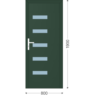 MB-86N SI TÜR 800x1900 mm