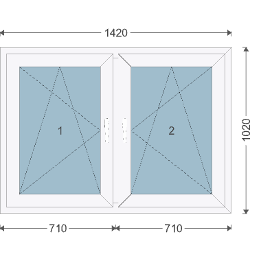 Iglo 5 1420x1020 mm