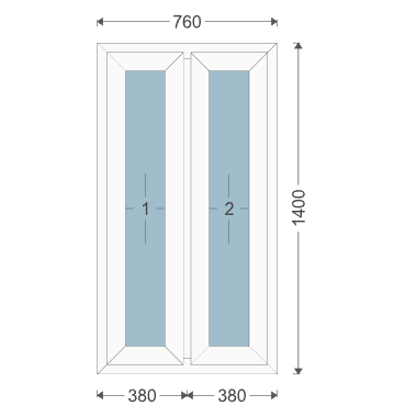 Iglo 5 760x1400 mm
