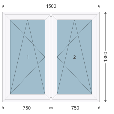 Iglo 5 Classic 1500x1390 mm