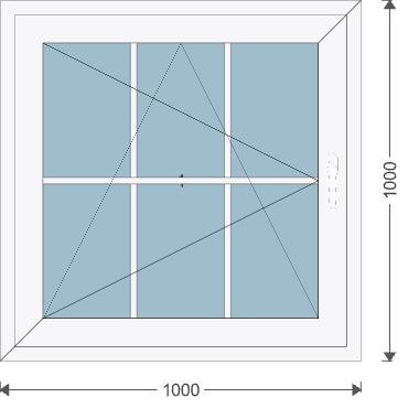Iglo 5 Classic 1000x1000 mm