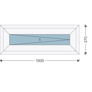 Iglo 5 Classic 1000x370 mm