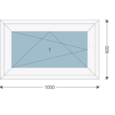 Iglo 5 Classic 1000x600 mm