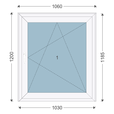 Iglo 5 Classic 1030x1185 mm