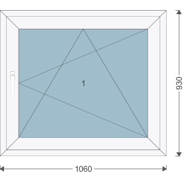 Iglo 5 Classic 1060x930 mm