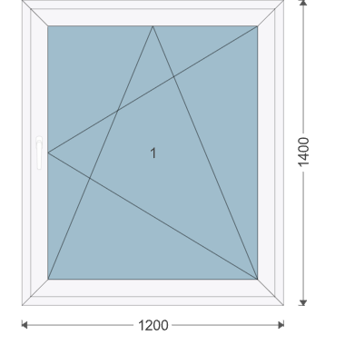 Iglo 5 Classic 1200x1400 mm