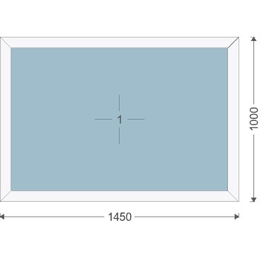 Iglo 5 Classic 1450x1000 mm
