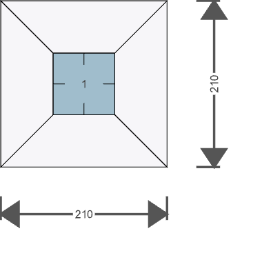 Iglo 5 Classic 210x210 mm