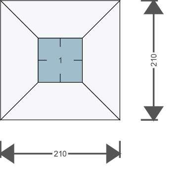 Iglo 5 Classic 210x210 mm