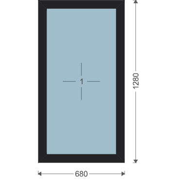 Iglo 5 Classic 680x1280 mm