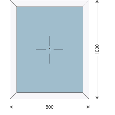 Iglo 5 Classic 800x1000 mm