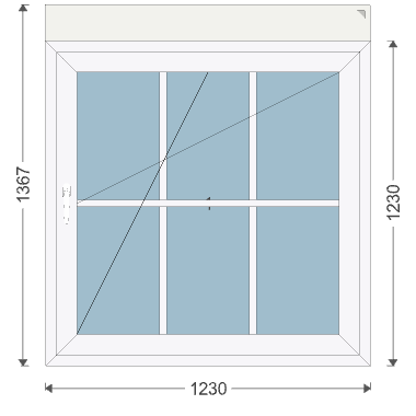 Iglo 5 1230x1230 mm