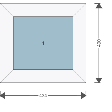 Iglo 5 434x400 mm
