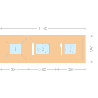 Iglo Edge 1140x380 mm