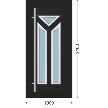 IGLO ENERGY Haustür 1000x2100 mm