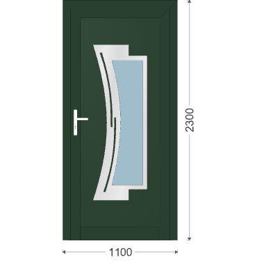 IGLO ENERGY Haustür 1100x2300 mm