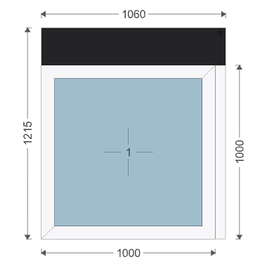 Iglo Energy 1000x1000 mm