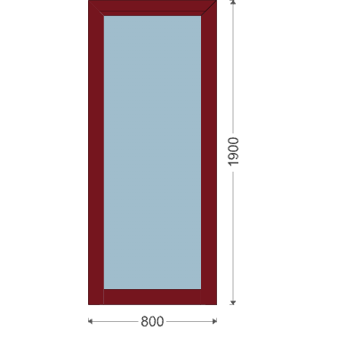 MB-86N SI TÜR 800x1900 mm
